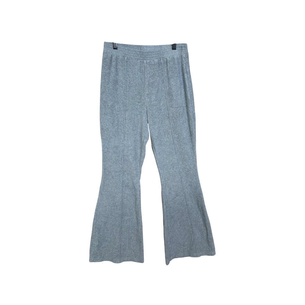 Aerie groove onRibbed Flare Lounge Pants Gray Medium‎ Long Casual Comfy
